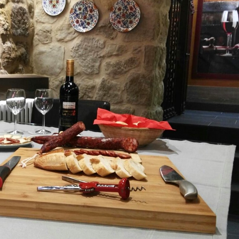 casa rural en la rioja merendero